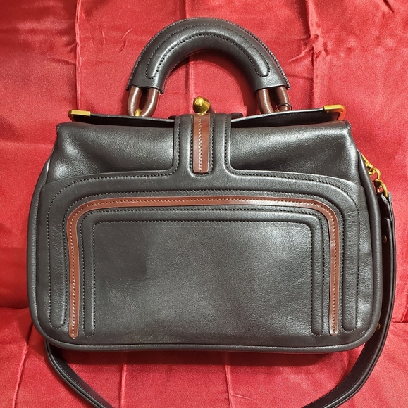 Zara LEATHER CITY BRIEFCASE LIMITED EDITION - Picture 5 of 12